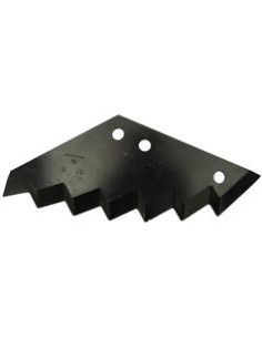 Cuchilla del remolque alimentador 385mm x 160mm x 8mm...