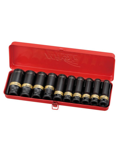 1/2'' Juego de Bocas de Impacto (10pcs.)