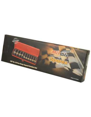 1/2'' Juego de Bocas de Impacto (10pcs.)