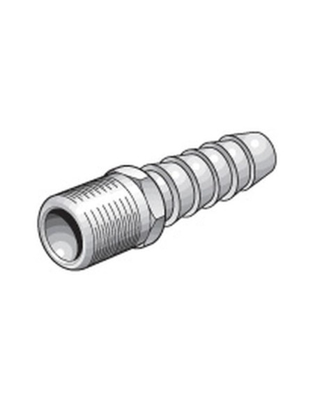 Acoplador de línea de aire macho 1/4'' BSPT Macho 3/8'' Hose End