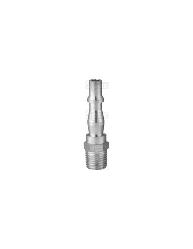 Acoplador de línea de aire macho 1/4″ BSPT Macho Bayonet