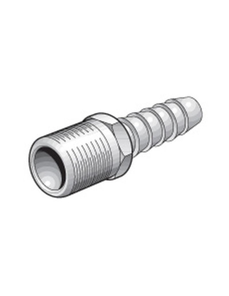 Acoplador de línea de aire macho 3/8'' BSPT Macho 3/8'' Hose End