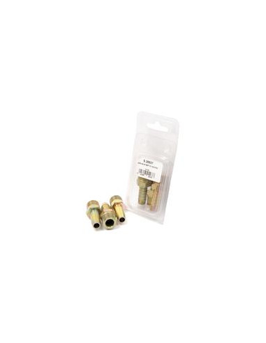 Acoplador de línea de aire macho 3/8″ BSPT Macho 3/8″ Hose End (Blister 3 pzas.)