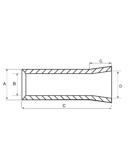 Casquillo Púas de Carga - Ø38 x 110mm (Cono 1)
