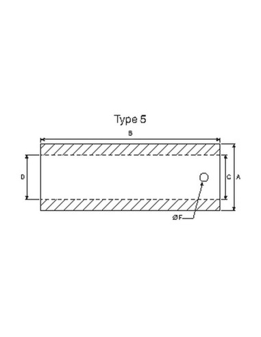 Casquillo Púas de Carga - Ø50 x 145mm (Ø35)