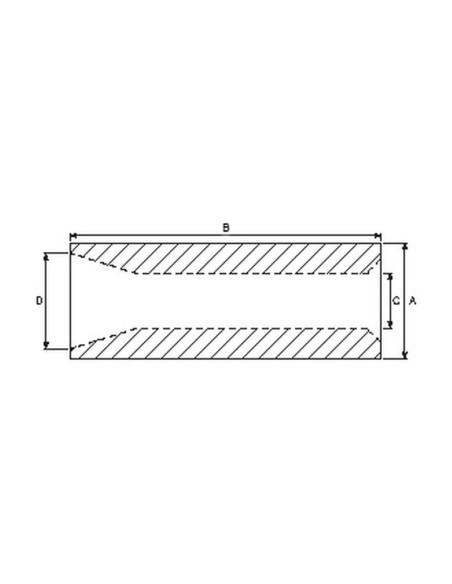 Casquillo Púas de Carga - Ø57 x 145mm (Cono 2)
