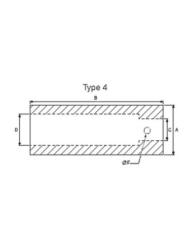Casquillo Púas de Carga - Ø60 x 160mm (Ø45/38)