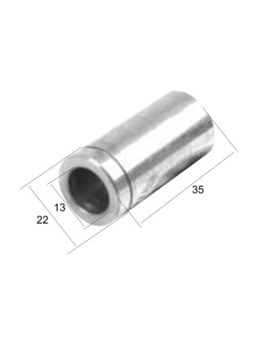 Casquillo D.I.: 13mm, D.E.: 20mm, Longitud:...