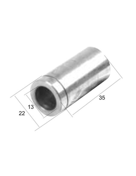 Casquillo D.I.: 13mm, D.E.: 20mm, Longitud: 42mm - Recambio para McConnel Corresponde a: 7114159