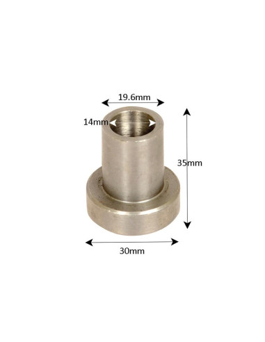 Casquillo D.I.: 14mm, D.E.: 19.6mm, Longitud:...