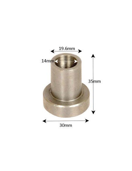Casquillo D.I.: 14mm, D.E.: 19.6mm, Longitud: 23.5mm - Recambio para Spearhead, Bomford Corresponde a: 1777721
