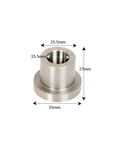 Casquillo D.I.: 15.5mm, D.E.: 25.5mm, Longitud:...