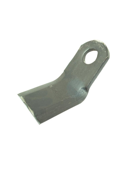 Cuchilla Desbrozadora, Longitud: 155mm, Anchura: 60mm, Ø orificio: 25.5mm, Grosor: 8mm. Recambio para Ferri