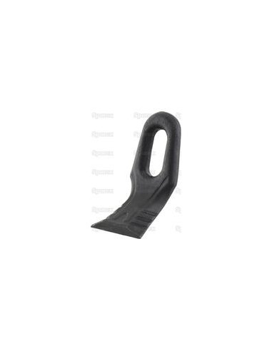 Cuchilla Desbrozadora, Longitud: 99mm, Anchura: 45mm, Ø orificio: 39x16mm, Grosor: 8mm. Recambio para Rousseau, S.M.A