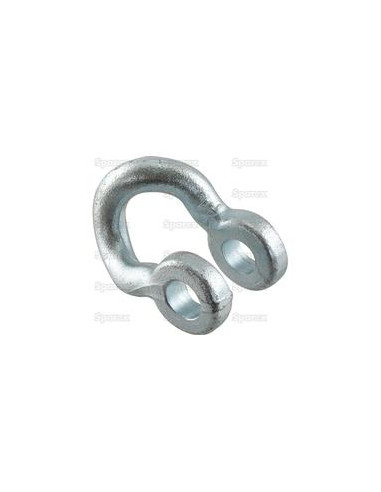 Grillete Ø orificio 15mm, Profundidad: 13mm, Altura: 73mm - Recambio para Agrimaster, Bomford, Falc (KRM), Quivogne, Votex