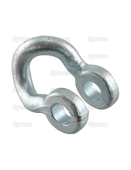 Grillete Ø orificio 15mm, Profundidad: 13mm, Altura: 73mm - Recambio para Agrimaster, Bomford, Falc (KRM), Quivogne, Votex