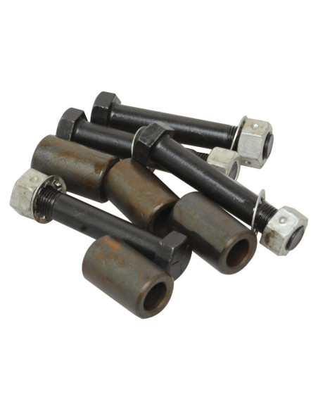 Kit de Fijación F91, 4 x tornillos, 4 x bujes, 4 x tuercas Blíster