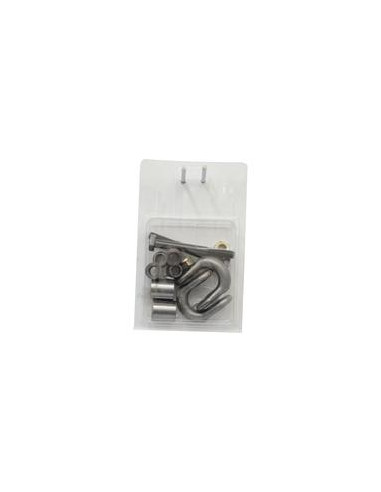 Kit de Fijación HS, 4 x collares, 2 x tuercas y tornillos, 2 x espaciadores, 2 x argollas Blíster