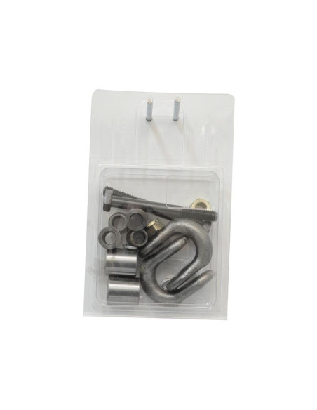 Kit de Fijación HS, 4 x collares, 2 x tuercas y tornillos, 2 x espaciadores, 2 x argollas Blíster