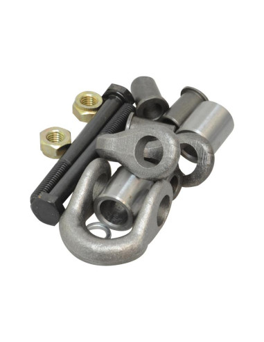 Kit de Fijación HS, 4 x collares, 2 x tuercas y...