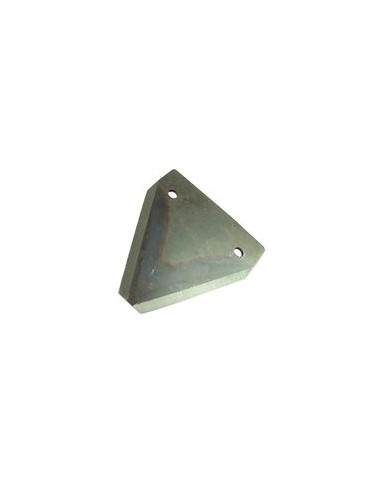 Cuchilla - 80x76x2mm - Ø orificio5.5mm - Distancia entre Taladros 51mm - Recambio paraMassey Ferguson Corresponde a: 817020M1
