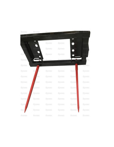 Soporte Empacadora - 2 púas cónicas M28 de 1100...