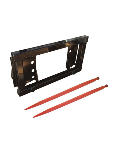 Soporte Empacadora - 2 púas cónicas M28 de 1100...