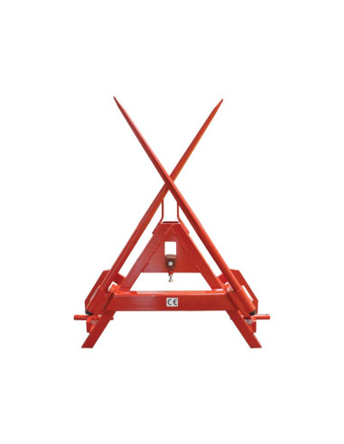 Soporte Empacadora - 2 púas M22 de 1100 mm...