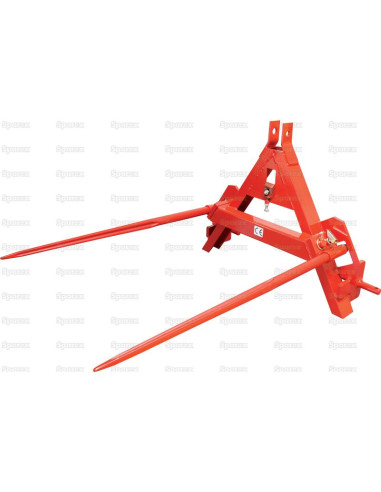 Soporte Empacadora - 2 púas M22 de 1100 mm...