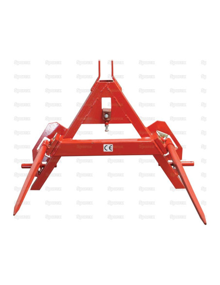 Soporte Empacadora - 2 púas M22 de 1100 mm (marca Sparex)