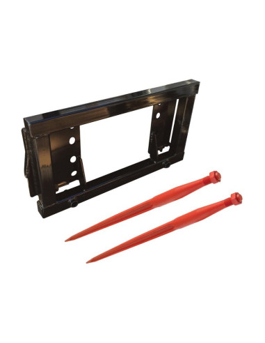 Soporte Empacadora - 2 Púas x M22 x 1100mm (SHW)