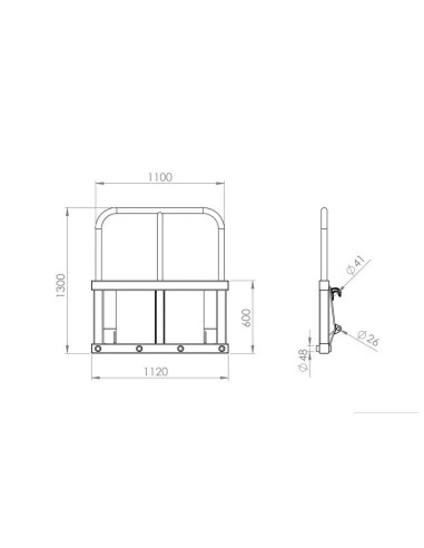 Soporte Púas para Empacadora Fardo Grande...