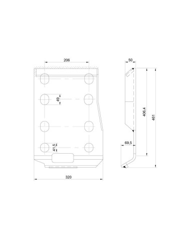 Soporte de Carga (Par), Recambio para: Bobcat.