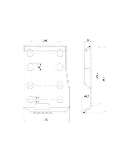Soporte de Carga (Par), Recambio para: Bobcat.