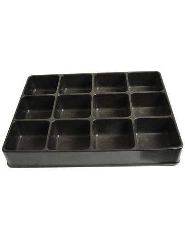 12 Bandeja de compartimentos (330 x 50 x 230mm)