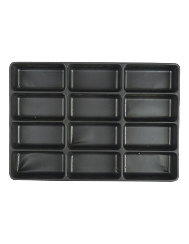 BANDEJA PLASTICO 12 COMPARTIMENTO