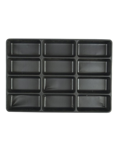 BANDEJA PLASTICO 12 COMPARTIMENTO