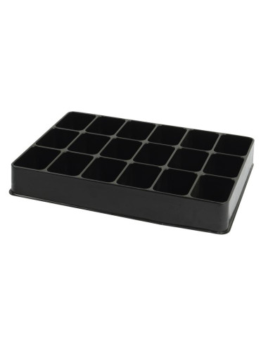 BANDEJA PLASTICO 18 COMPARTIMENTO
