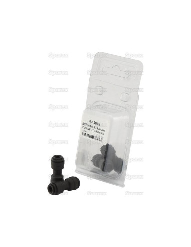 BLISTER 2 X CONECTOR DERECHO 6 MM