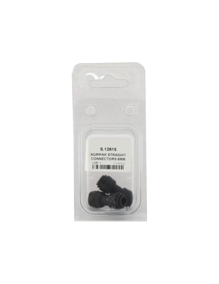 BLISTER 2 X CONECTOR DERECHO 6 MM