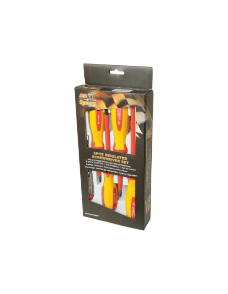 (5pcs.) Juego Destornilladores con Aislamiento