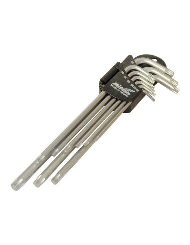 (9pcs.) Juego de Llaves Boca Extra Larga Torx