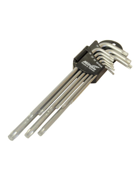 (9pcs.) Juego de Llaves Boca Extra Larga Torx