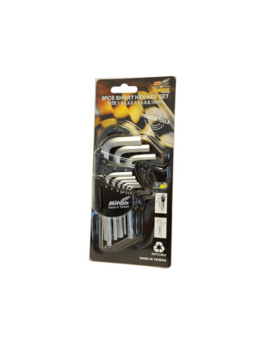 (9pcs.) Juegos de Llaves Boca Corta