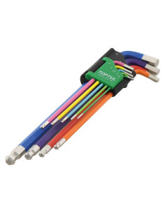 9 pzas. Bola de colores extralarga 2