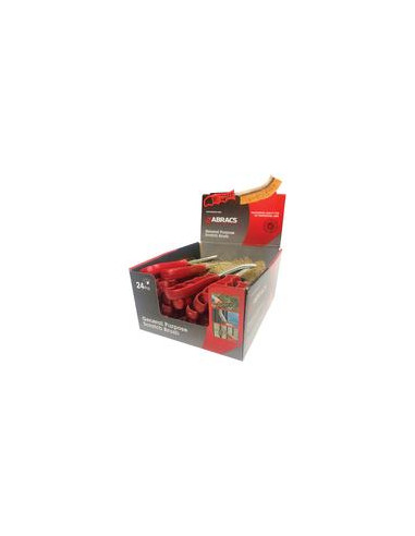 Cepillo de alambre - Asa de plástico - Caja de venta al público (24 piezas)