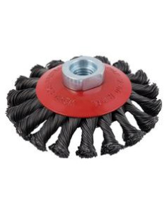 Cepillo de alambre biselado giratorio 100mm