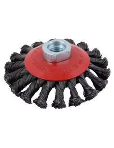 Cepillo de alambre biselado giratorio 100mm 2