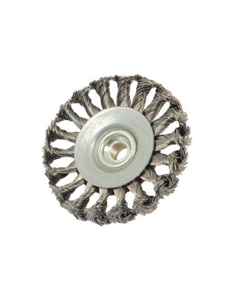 Cepillo de alambre biselado giratorio 100mm