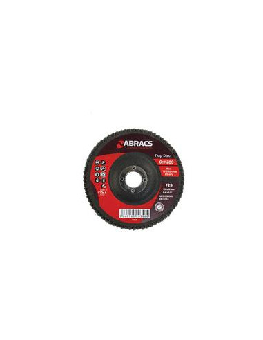 Disco de aletas Ø100 x 10 x 16mm - 80 Grano